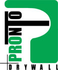 Pronto Drywall's logo